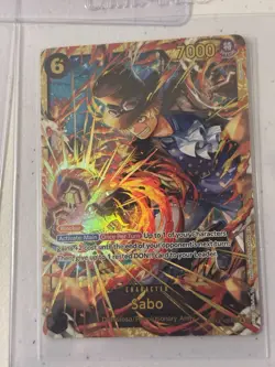 One Piece Card Game Sabo OP13-120 SEC Blocker Foil x3 Special 3 copies - Image 4