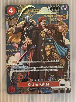 One Piece Op-14 The Azure Sea’s Seven Kid And Killer Alternate Art SP Eb01-003 - Image 3