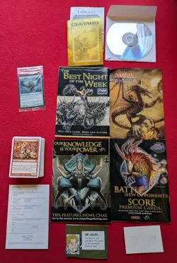 Magic The Gathering Core Game 2005 Serra Angel Card Deck 2005 Wizards Coast TCG - Image 1