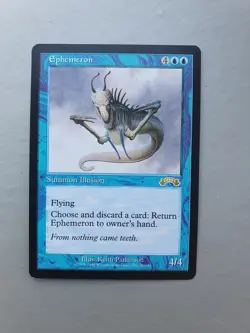 Ephemeron , MTG Exodus (1998), Rare Blue Creature NM - Image 1