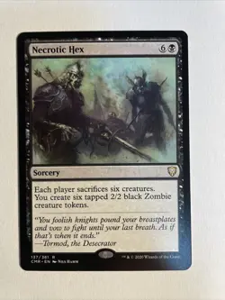 1x Mtg Commander Legends Necrotic Hex NM/M Magic The Gathering - Image 1