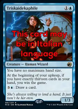 MTG TRISKAIDEKAPHILE EXC - TRISCAIDECAFILA - MID PP - MAGIC - Image 1