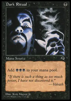 MTG DARK RITUAL EXC - RITO OSCURO - TE - MAGIC - Image 1