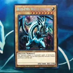 ( BLUE-EYES WHITE DRAGON ) - Secret Rare - CT14-EN002 - Limited - NM - Yu-Gi-Oh - Image 1