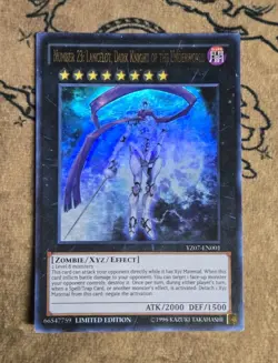 Yugioh Number 23: Lancelot, Dark Knight of the Underworld YZ07-EN001 Ultra Rare - Image 1