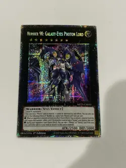 Yugioh! Number 90: Galaxy-Eyes Photon Lord MP25-EN033 Starlight Rare 1st NM - Image 1