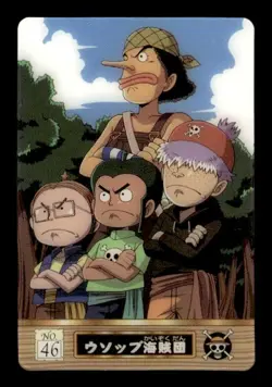 Usopp Pirates No. 46 Bandai Japanese One Piece Card ~ HP - Image 1
