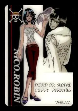 Nico Robin No. 108 Bandai Japanese One Piece Card ~ HP - Image 1
