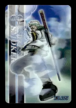 Smoker No. 135 Lenticular Bandai Japanese One Piece Card ~ HP - Image 1