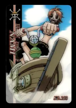 Nami No. 133 Lenticular Bandai Japanese One Piece Card ~ MP - Image 1