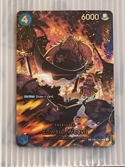 Edward Weevil SP EB01-023 THE AZURE SEA'S SEVEN ONE PIECE Card ENGLISH OP14 - Image 2