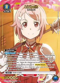 Union Arena Sword Art Online Vol. 2 UEX06BT/SAO-2-020 Lisbeth Rare 1 Star (R*) - Image 1