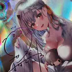 DIY Weiss Schwarz Modernia Nikke Goddess of Victory Rare Signed Rainbow Foil - Image 1