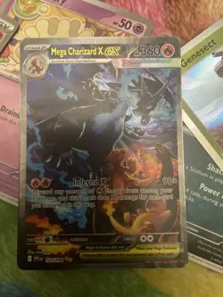 Pokemon Mega Charizard X EX Foil Promo PFL 125/094 English Card - Image 3