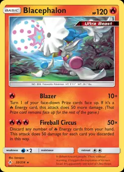 Blacephalon 32/214 Rare | Unbroken Bonds | Pokemon Card - Image 1