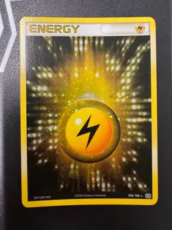 Pokemon Lighting Energy EX Emerald 104/106 Ultra Rare Holo Card - Image 1