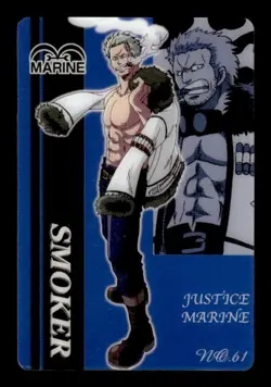 Smoker No. 61 Bandai Japanese One Piece Card ~ HP - Image 1