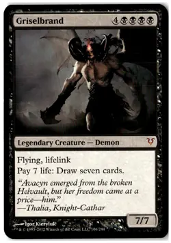 MTG Griselbrand (Avacyn Restored) - Oversize Cards HP English - Image 1