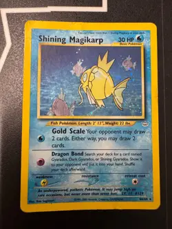 Pokemon Shining Magikarp Neo Revelation 64/64 Ultra Rare Holo Card - Image 1