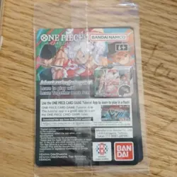 Bandai Namco Monkey.D.Luffy Promo Holo One Piece CCG College Basketball Card - Image 2