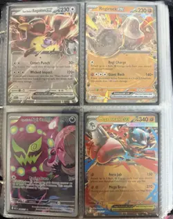 HUGE Pokemon mix Binder Card Collection 400 lot Modern set and extra items. - Image 2
