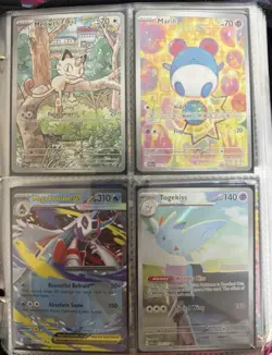 HUGE Pokemon mix Binder Card Collection 400 lot Modern set and extra items. - Image 5