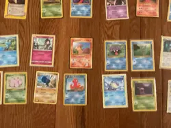 50 card + pokemon card lot contains holos , first edition cards , and older bulk - Image 4