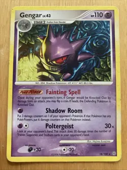 2008 Pokemon TCG Diamonds & Pearl Stormfront Gengar Rare Non Holo Card 18/100 🔥 - Image 1