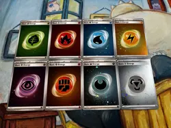 151 Cosmos Holo Energy Set 8 Card NM Full Set Collection Pokemon SV SVE 001-008 - Image 1