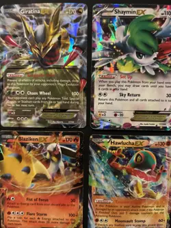 Pokemon TCG: XY Dmg/HP 4 Card EX Lot - Image 1