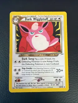 Dark Wigglytuff - 40/105 - Pokemon Neo Destiny Unlimited Rare Card WOTC HP - Image 1