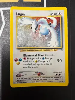 Pokemon Lugia Neo Genesis Unlimited 9/111 Ultra Rare Holo Card - Image 1
