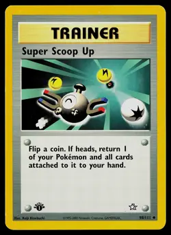 Pokemon Card Neo Genesis 98/111 Super Scoop Up 1st Edition - Image 1