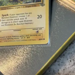 1st Edition Pikachu 60/64 | WOTC Jungle Set | LP Vintage Pokemon TCG Card - Image 2