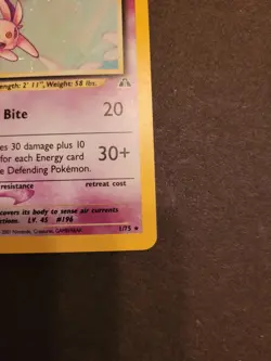 Pokemon card - Espeon Holo (1/75) - Neo Discovery - English - Image 4