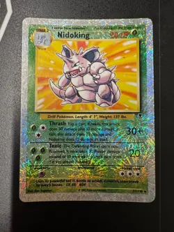 Pokemon Nidoking Legendary Collection Reverse 31/110 Ultra Rare Holo Card - Image 1
