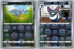 Glameow/Purugly - Reverse Holo - Battle Region s9a Pokemon Card NM - Image 1