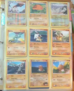 Childhood Pokemon TCG Binder with 200+ cards including early gen - Image 3