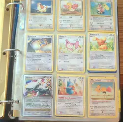Childhood Pokemon TCG Binder with 200+ cards including early gen - Image 5