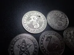 Pokemon Card Meiji Promo Metal Battle Coin x5 Lapras Seadra Starmie etc #6316 - Image 2