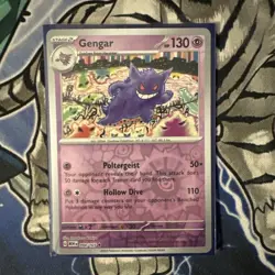 Gengar Scarlet & Violet 151 Reverse Holo Card 94/165 Near Mint - Image 1