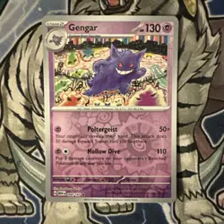 Gengar Scarlet & Violet 151 Reverse Holo Card 94/165 Near Mint - Image 2