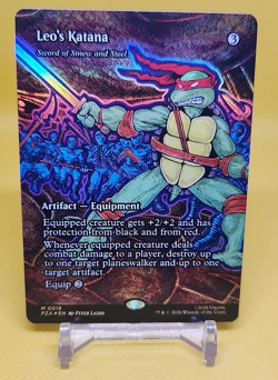 Leo's Katana Sword of Sinew and Steel Teenage Mutant Ninja Turtles Mythic Foil - Image 1