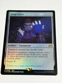 Genji Glove - MTG - Final Fantasy - Foil - R 0258 - Image 1