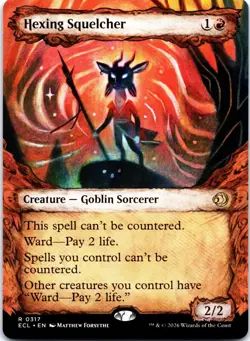 Hexing Squelcher (Showcase) 317 Lorwyn Eclipsed NM MTG - Image 1