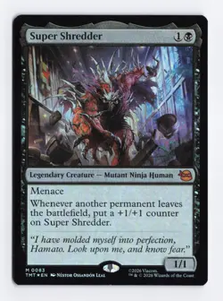 Super Shredder #83 FOIL Mythic - MTG Teenage Mutant Ninja Turtles TMT PACK FRESH - Image 1