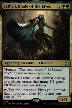 Lathril, Blade of the Elves R Foundations 242 NM - Image 1