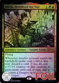Olivia, Mobilized for War Sketch - Foil - Secret Lair Prima - 699 NM - Image 1