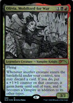 Olivia, Mobilized for War Sketch - Foil - Secret Lair Prima - 699 NM - Image 2