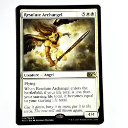Resolute Archangel 28 R Magic 2015 (M15) Magic the Gathering MTG NM - Image 1